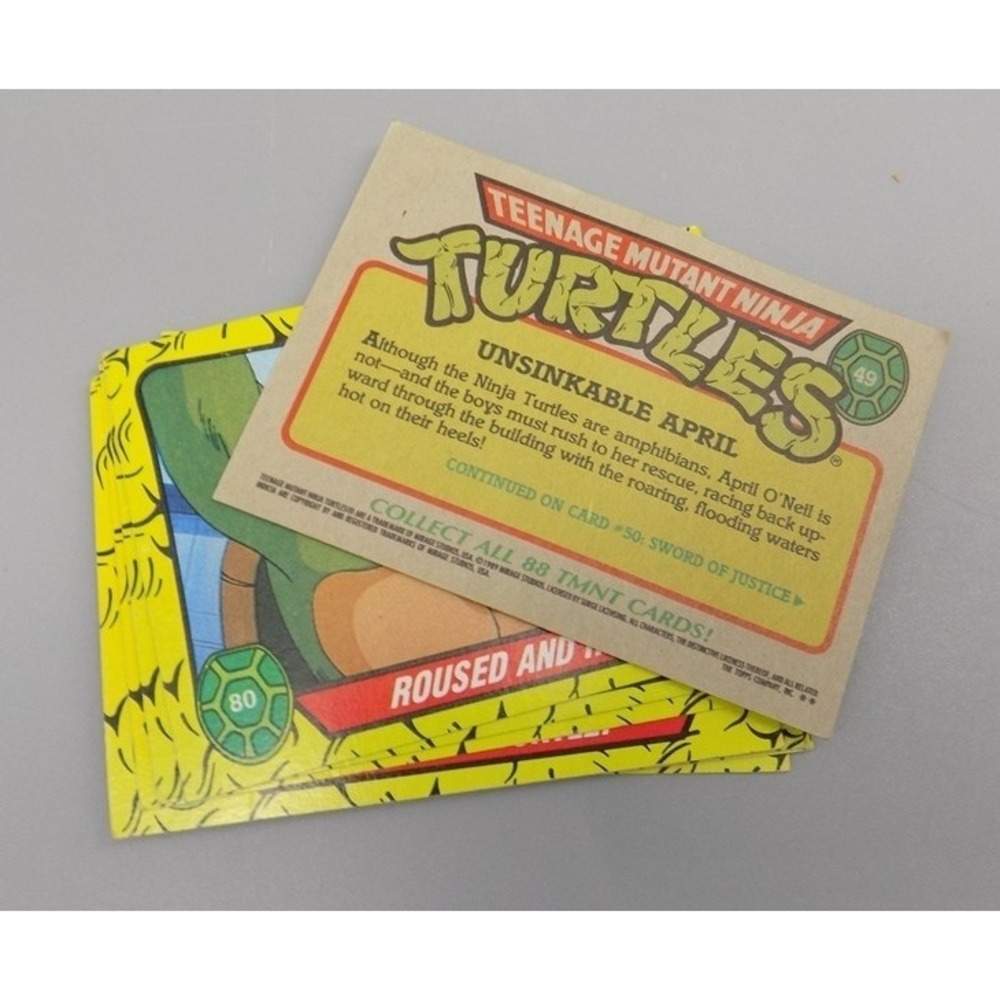 Vintage TMNT 130 Cards And  23 Stickers Assorted From Different Sets Movie Topps - Picture 9 of 12